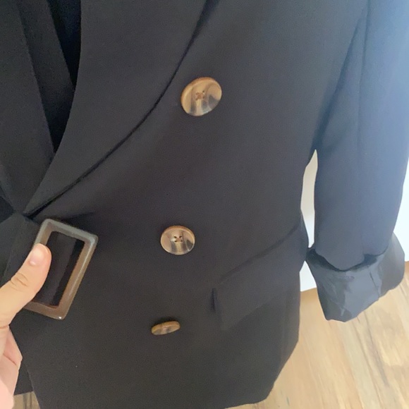 Pull&Bear Oversized Belted Jacket - Picture 5 of 14